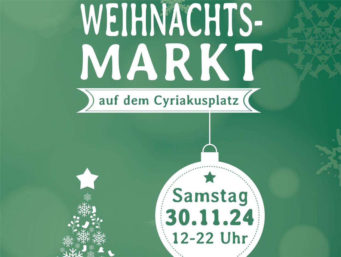 Es ist bereits der 40. Weezer Weihnachtsmarkt, zu dem der Werbering und die Gemeinde einladen.
