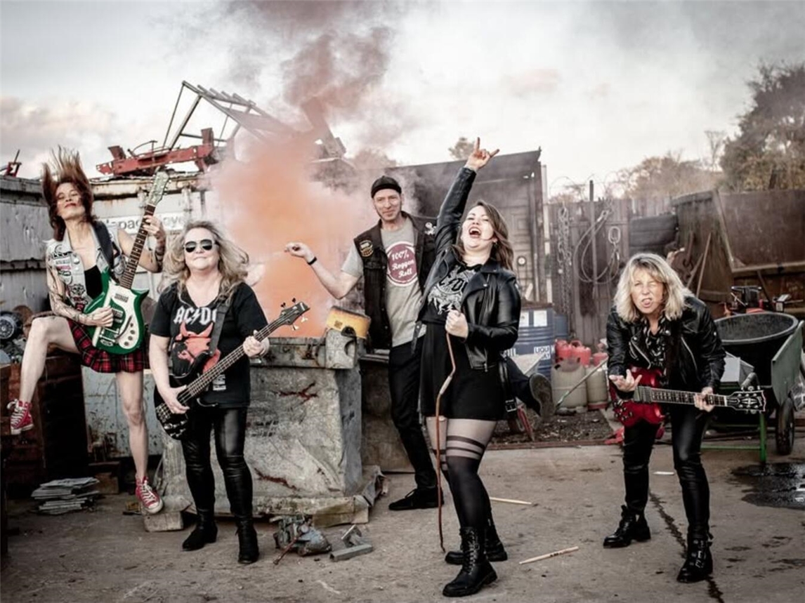Falten/Rock aus Bocholt laden zur AC/DC-Party. Foto: Falten/Rock