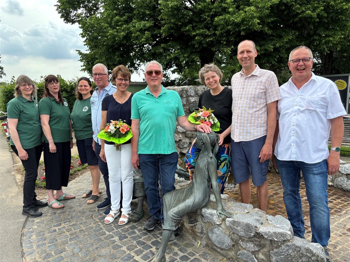 Hofstaat der Marianischen Bruderschaft Vernum feiert Kirmes mit Königin Diana Knust und designiertem Festkettenträger Gerd van de Kamp.