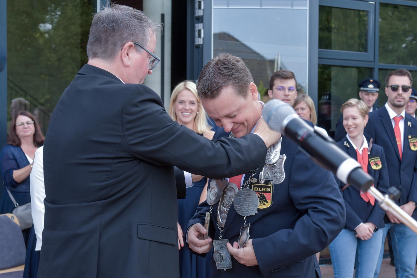 Festkettenübergabe an Christian Langenberg