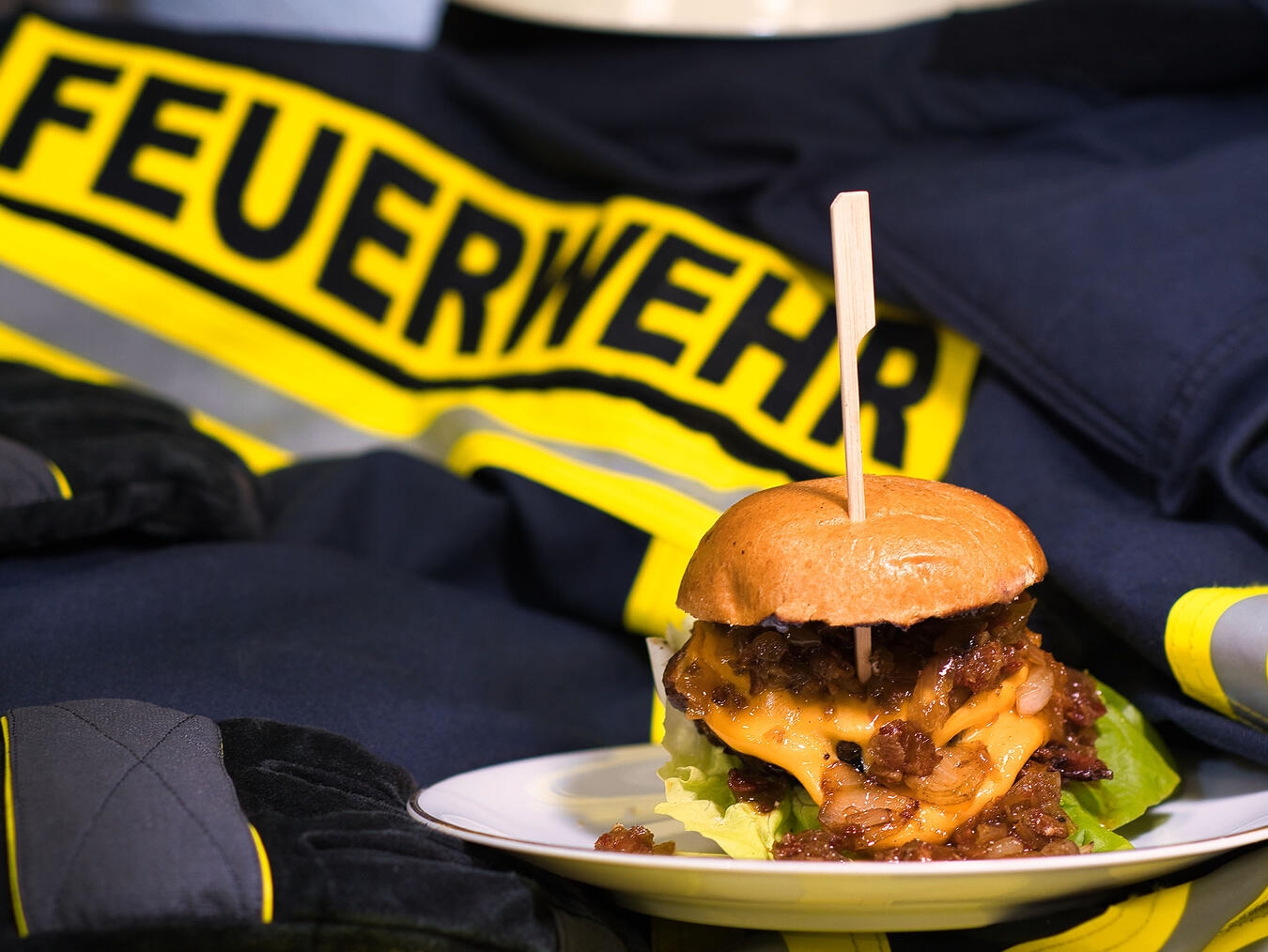 Feuer(wehr) trifft Burger: Die Veranstalter von „Labbeck@fire“ versprechen ein Geschmackserlebnis. Foto: privat