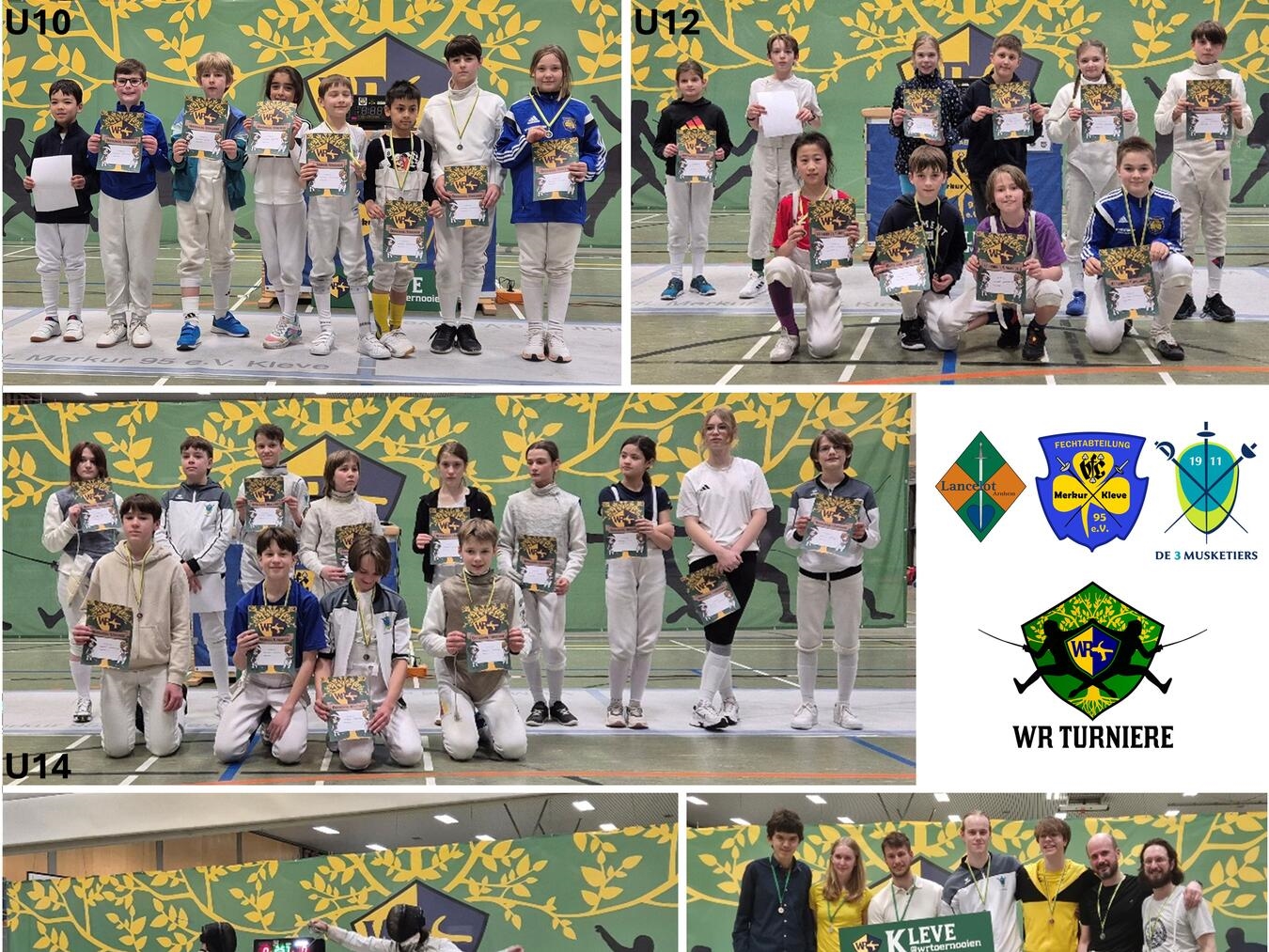 Finalgefecht und Siegerehrungen des Waal-Rhein-Turniers in Kleve. Foto: VfL Merkur Kleve