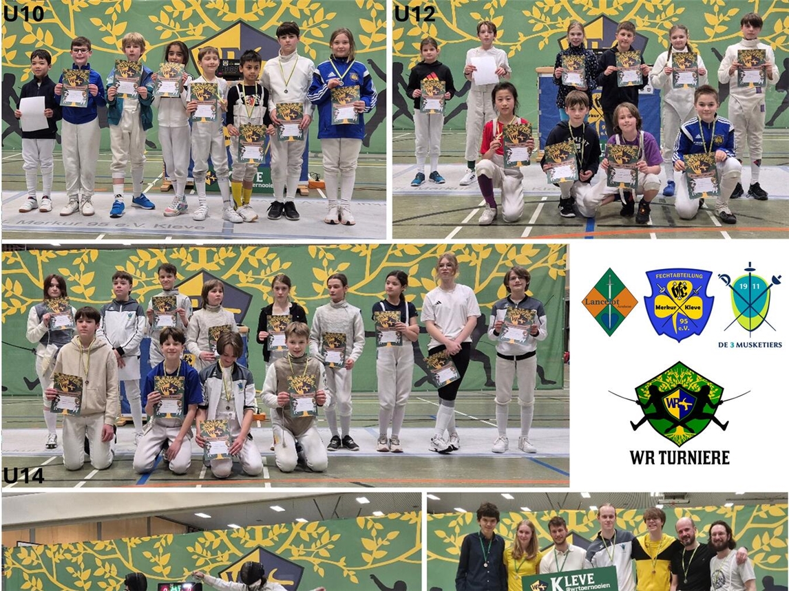 Finalgefecht und Siegerehrungen des Waal-Rhein-Turniers in Kleve. Foto: VfL Merkur Kleve