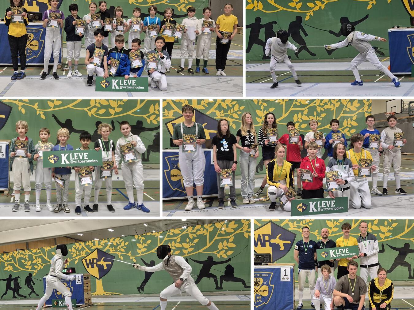 Finalgefechte und Siegerehrungen des Waal-Rhein-Turniers in Kleve. Foto: VfL Merkur Kleve