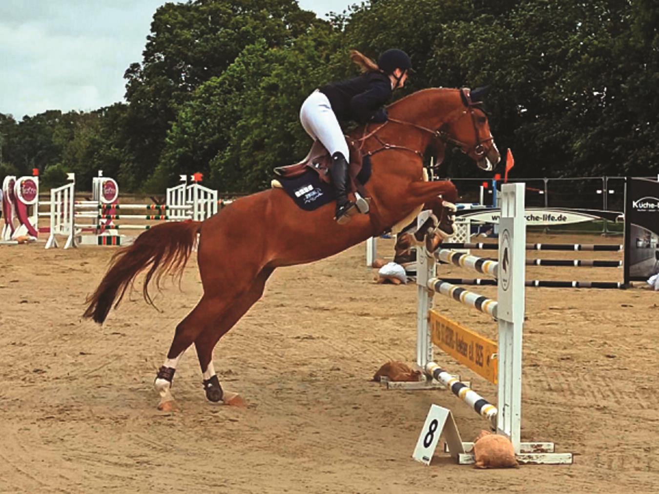 Finja Scholten auf dem Kevelaerer Turnier 2024. Foto: privat
