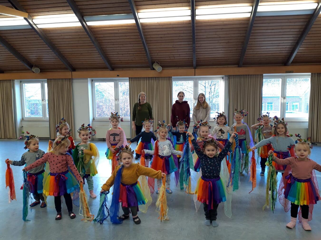 Fleißig proben nicht nur die „Tanzmäuse“ für ihren Auftritt. Foto: privat