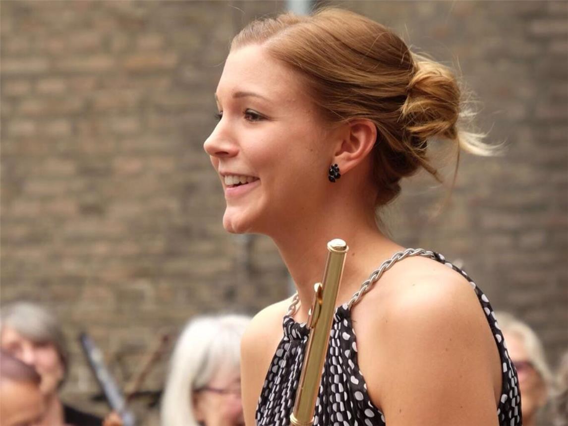 Flötistin Anna Hendriksen. Foto: privat
