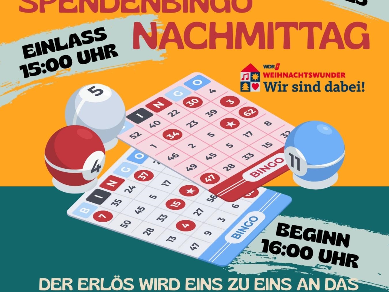 Bingo-Aktion für den guten Zweck Foto: Gemeinde Weeze