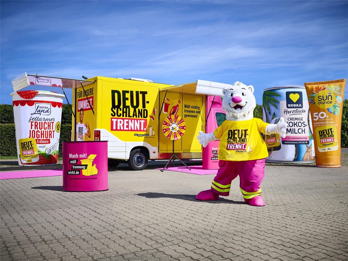 "Logo der Initiative 'Mülltrennung wirkt' zur Förderung von Recycling und Umweltschutz"