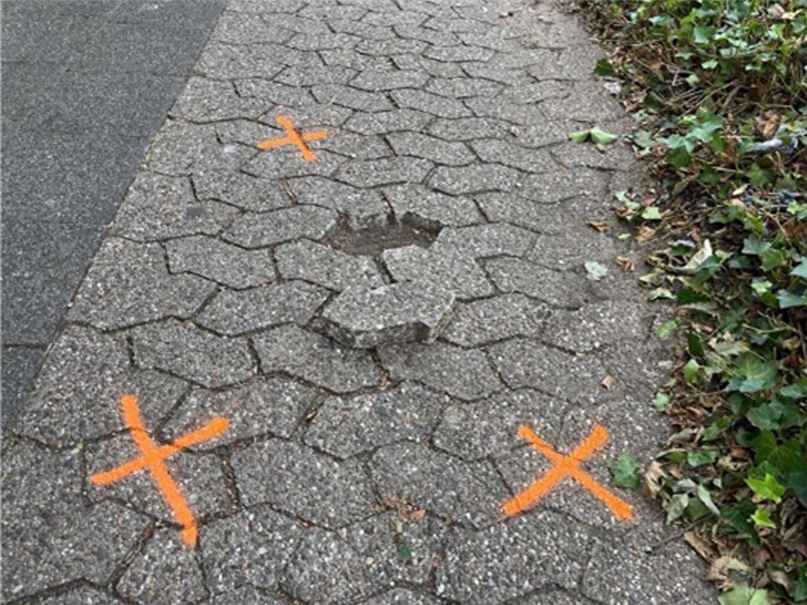 "Logo der Kreispolizeibehörde Kleve auf einem blauen Hintergrund, Sicherheitsdienst in Nordrhein-Westfalen"