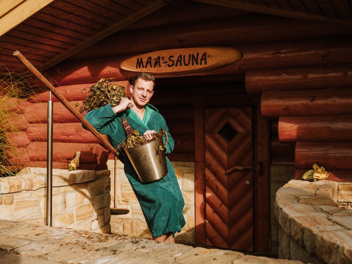 Kraft tanken beim letzten Premium-Saunaabend des Jahres Foto: Sascha Kriedel