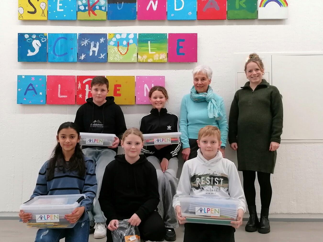 Kinderschutzbund unterstützt Sekundarschule Alpen Foto: Sekundarschule Alpen