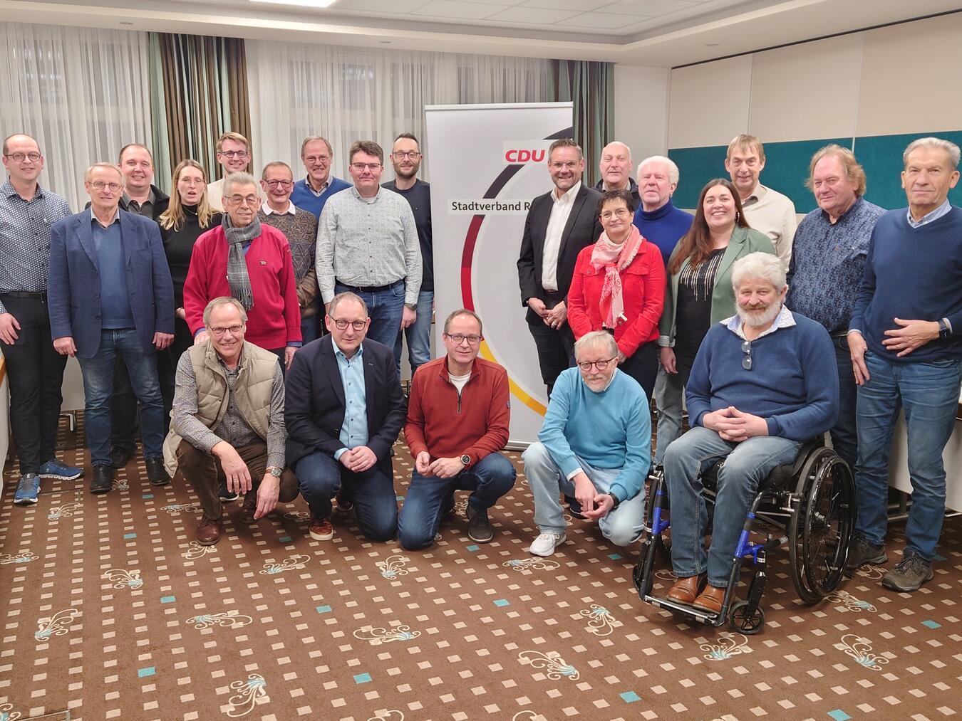 Fraktion und Stadtverband der CDU Rees bei der gemeinsamen Klausurtagung. Foto: privat