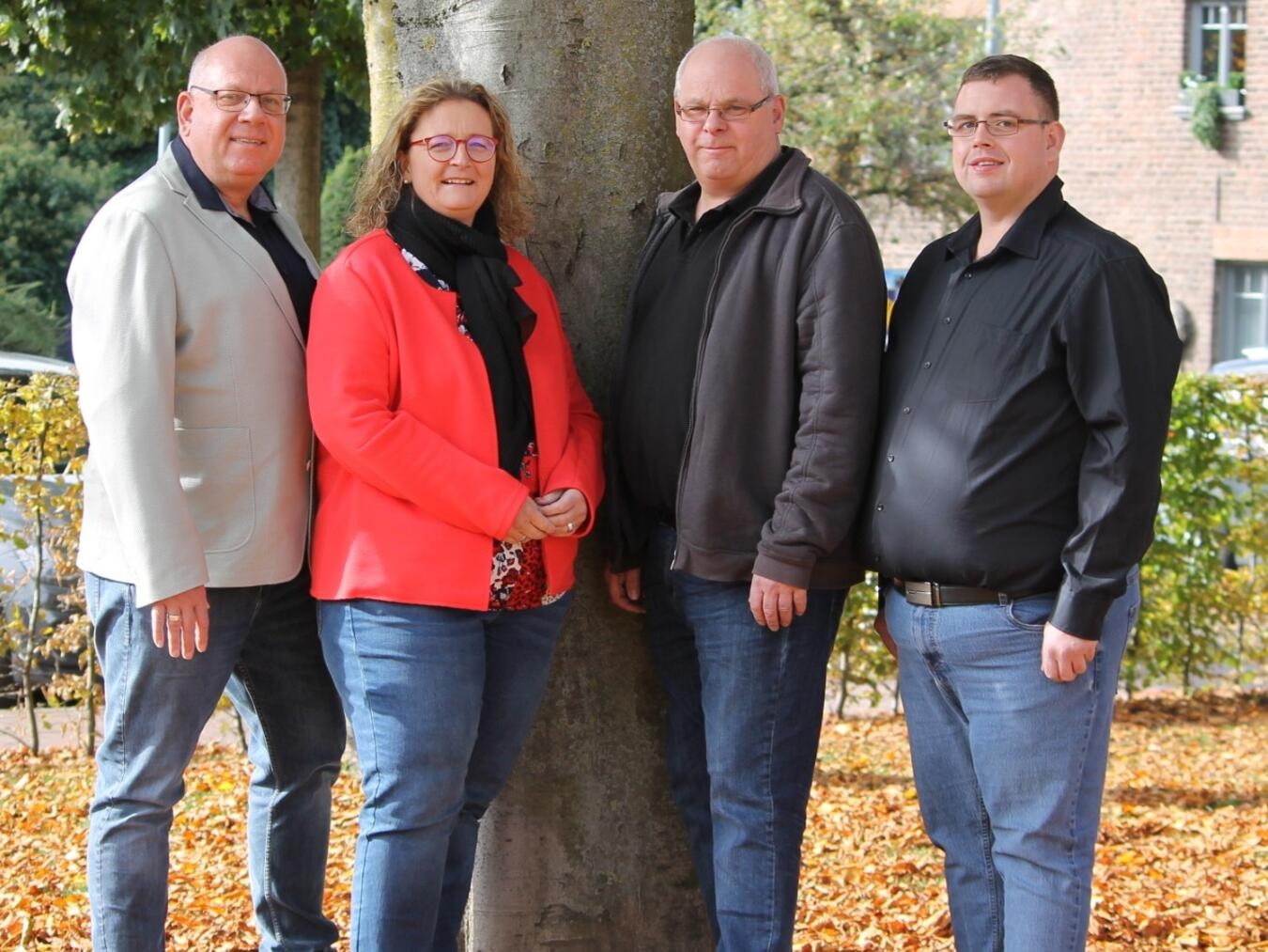 Frank Gerlings, Patricia Gerlings-Hellmanns, Andreas Vallen und Steffen Janssen. Foto: privat