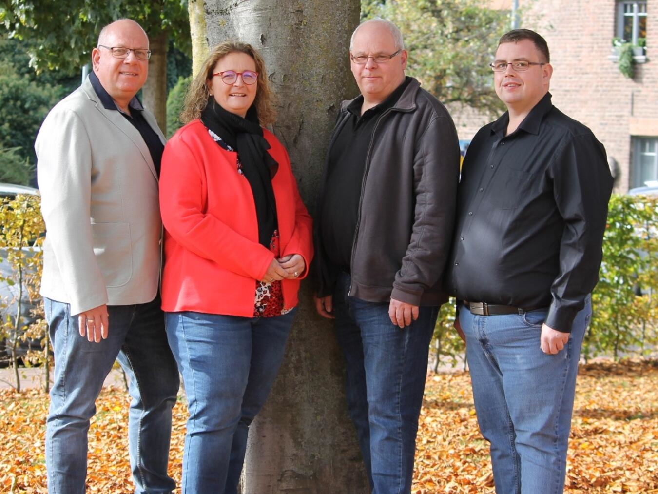 "Frank Gerlings, Patricia Gerlings-Hellmanns, Andreas Vallen, Steffen Janssen beim BVK-Event"