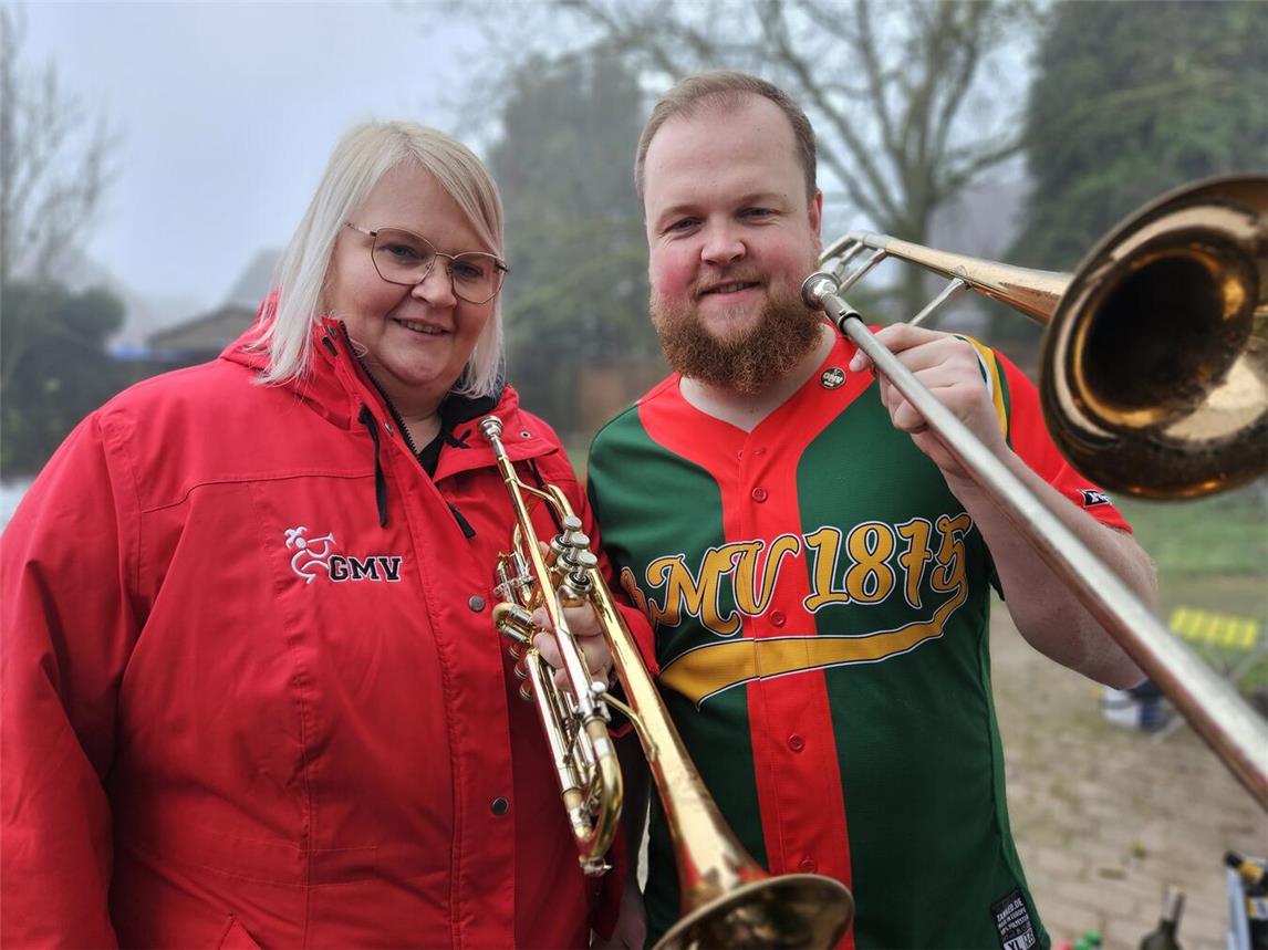 Freuen sich auf die Jubiläumssitzung und eine geschäftige Session: Mareike Ender und Steffen Beniers. NN-Foto: vs