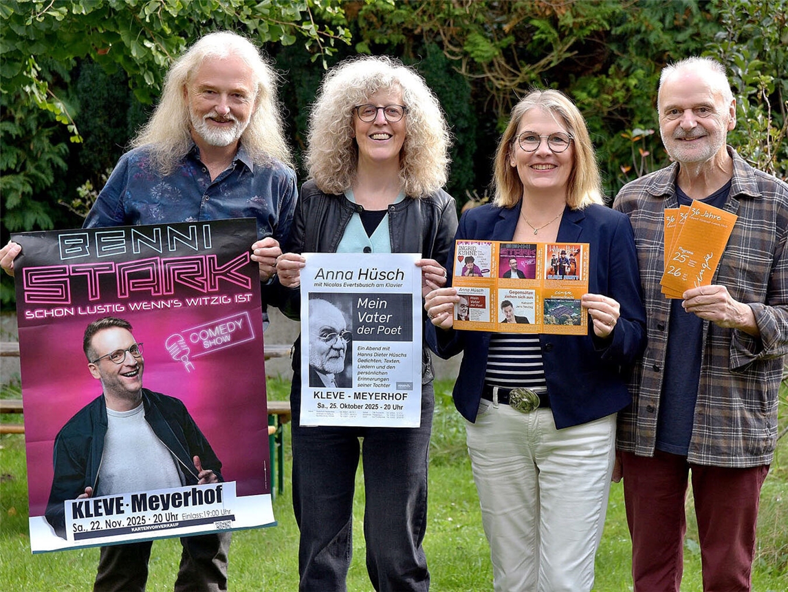Freuen sich auf die neue Spielzeit (v.l.): Bernd Hoymann-Joosten, Conny Zander, Heike Nebbe und Bruno Schmitz. NN-Foto: Rüdiger Dehnen