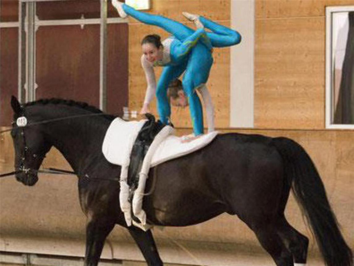 Für das Rheinland konnten sich gleich drei Kalkarer Teams qualifizieren und an den Start gehen. Foto: Verein für Voltigiersport Kalkar 