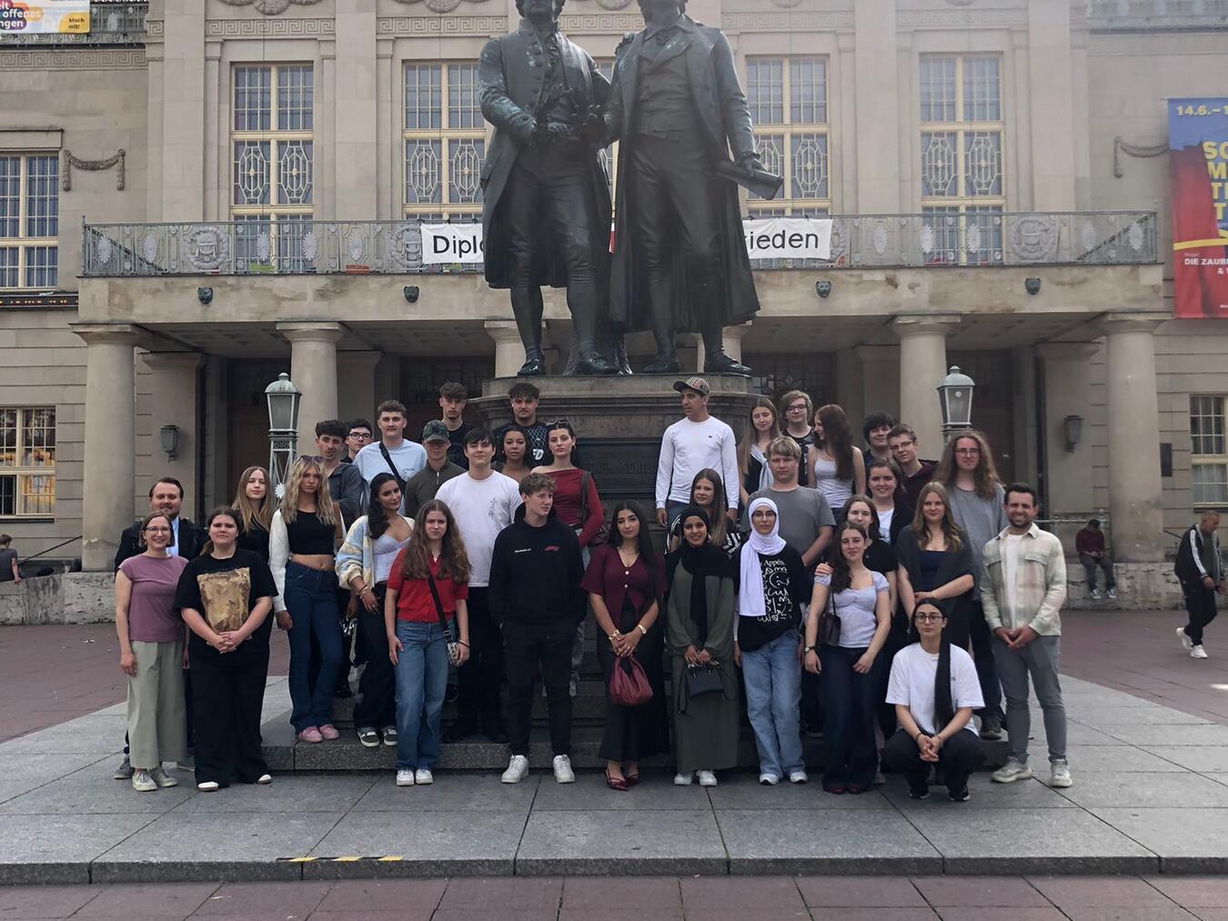 Für die Gesamtschüler stand auch ein Besuch in Weimar auf dem Programm. Foto: Gesamtschule Geldern