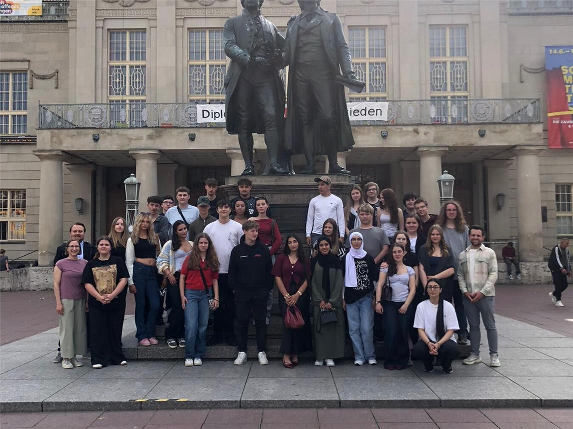 Für die Gesamtschüler stand auch ein Besuch in Weimar auf dem Programm. Foto: Gesamtschule Geldern