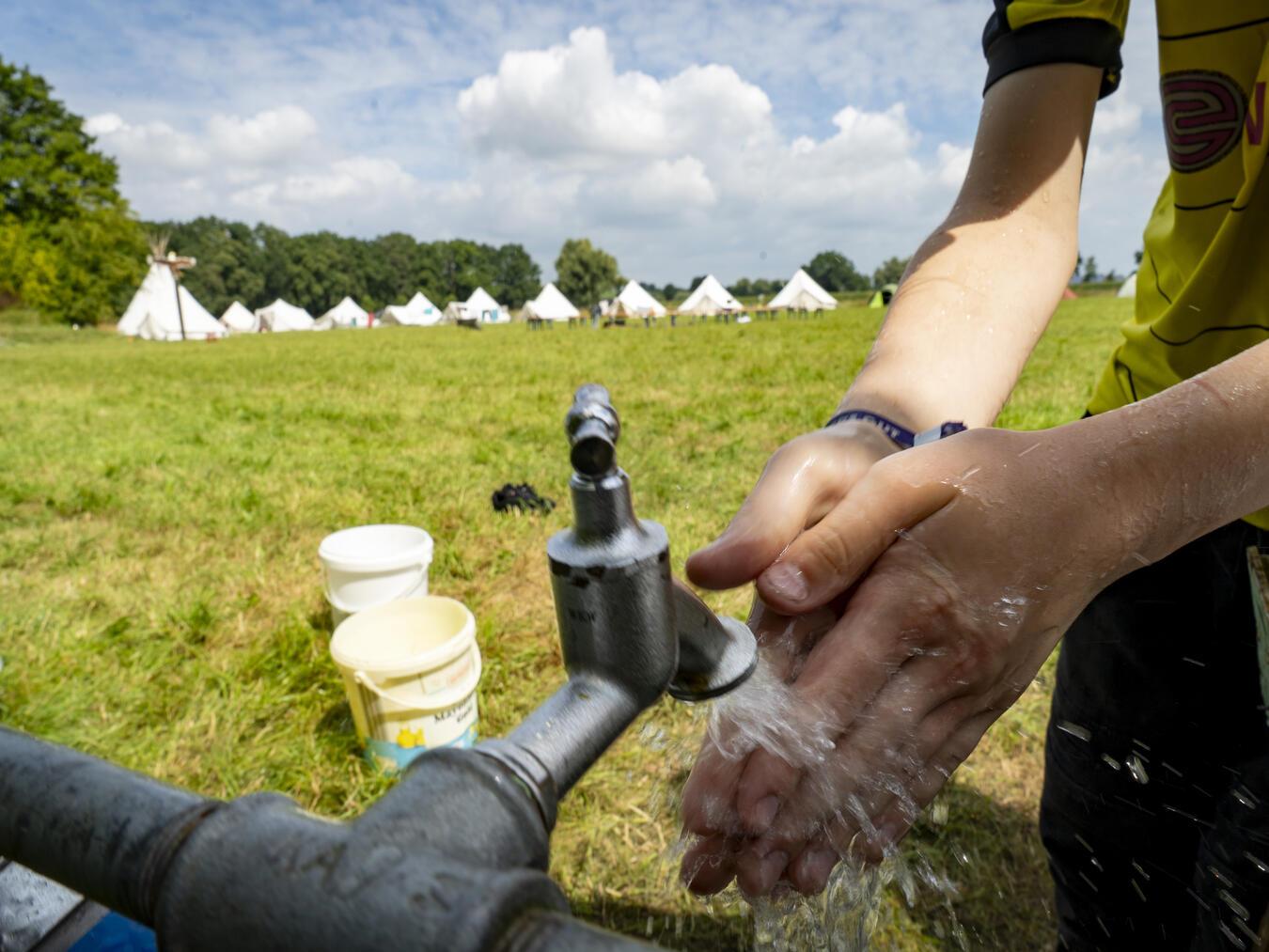 Ganz Wichtig: Vor dem Essen Hände waschen. Eine feste Regel.