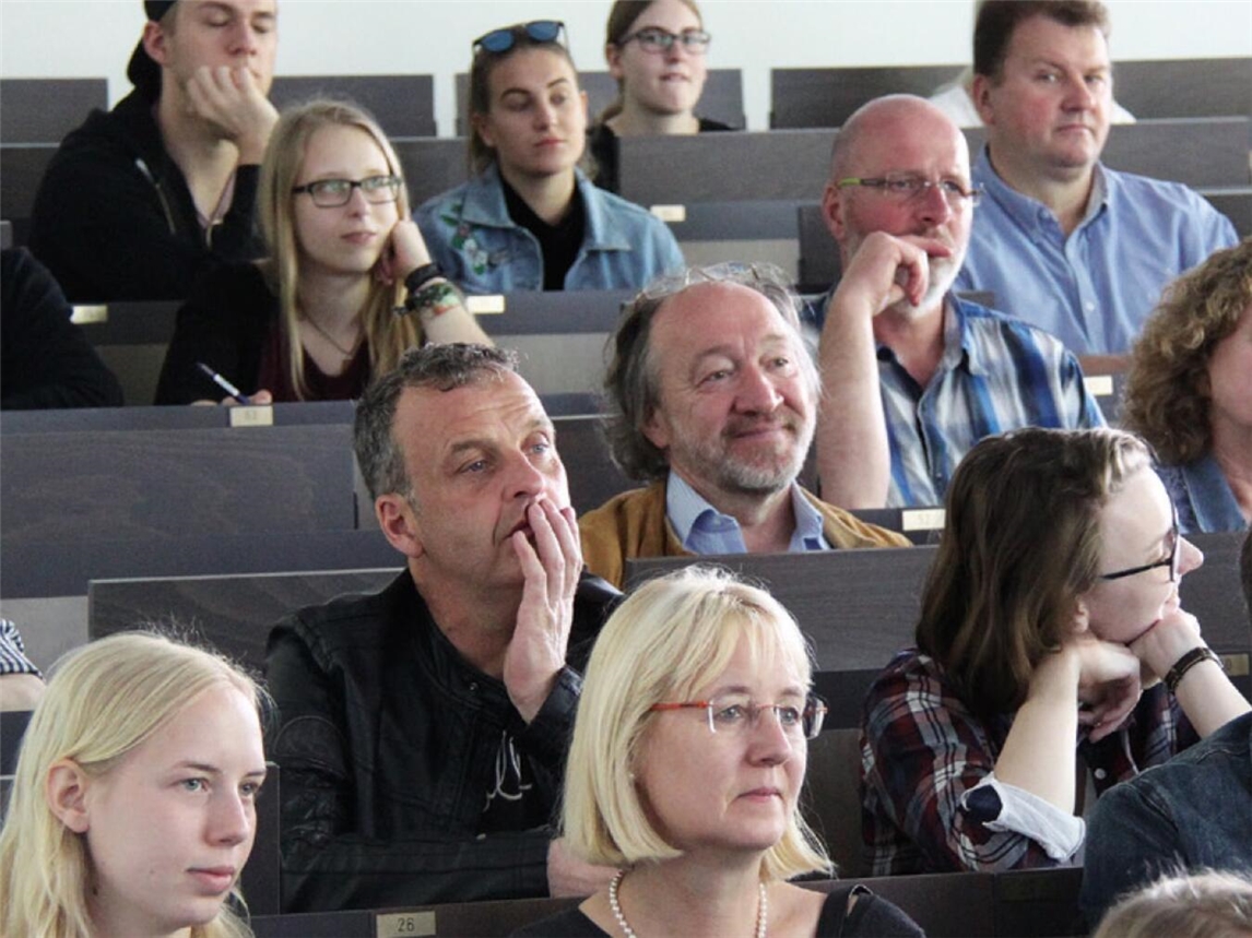Gasthörerschaftan der Hochschule Rhein-Waal. Foto: HSRW
