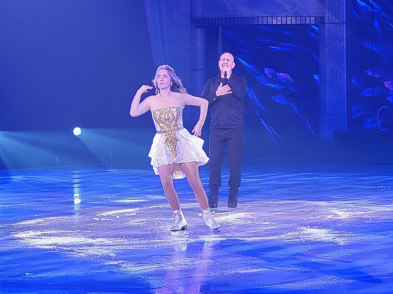 Gaststar Oli.P mit seiner Frau Pauline.