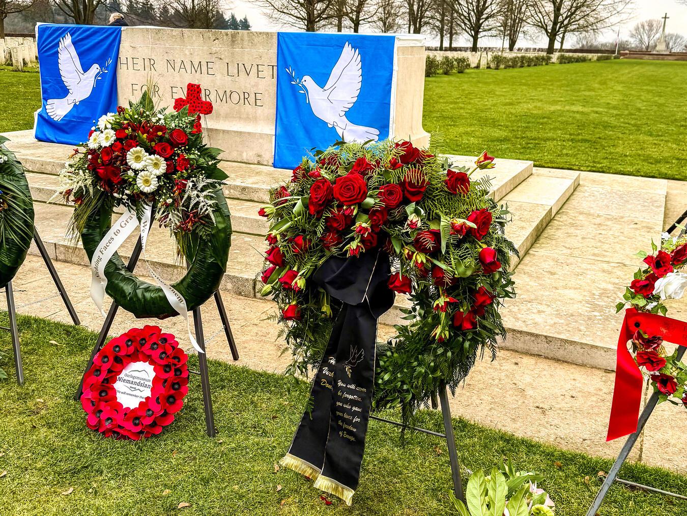 Gedenkzeremonien zur Befreiung auf dem Kanadischen Ehrenfriedhof in Groesbeek. Foto: Museum Arenacum