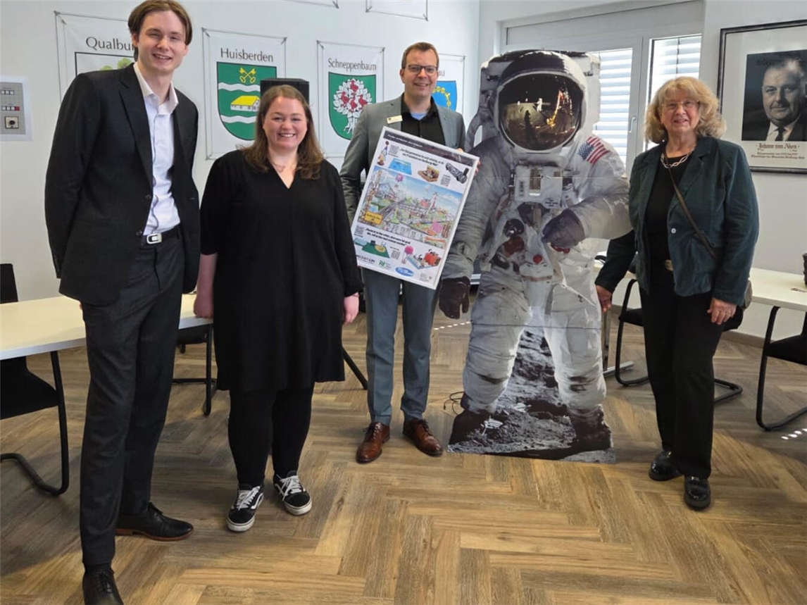 Vorstellung Kinderperspektiven-Projekt Kreis Kleve: Till Nieke, Susanne Schaffers, Stephan Reinders, Dagmar Nieke.