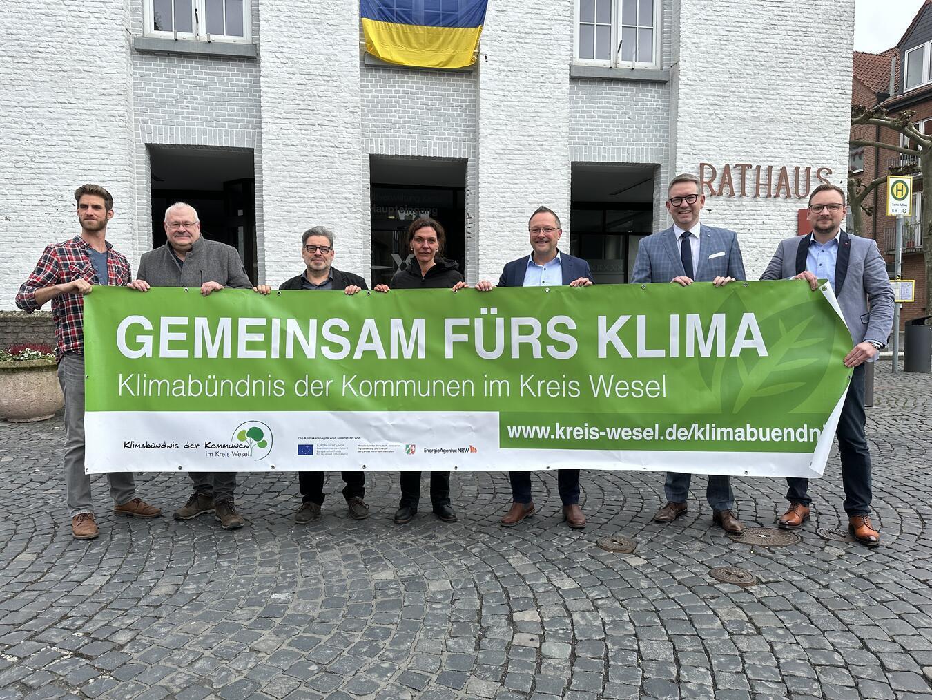 „Gemeinsam fürs Klima“ lautet das Motto, unter denen die 13 Kommunen im Klimabündnis des Kreises Wesel zusammenarbeiten. NN-Foto: SP