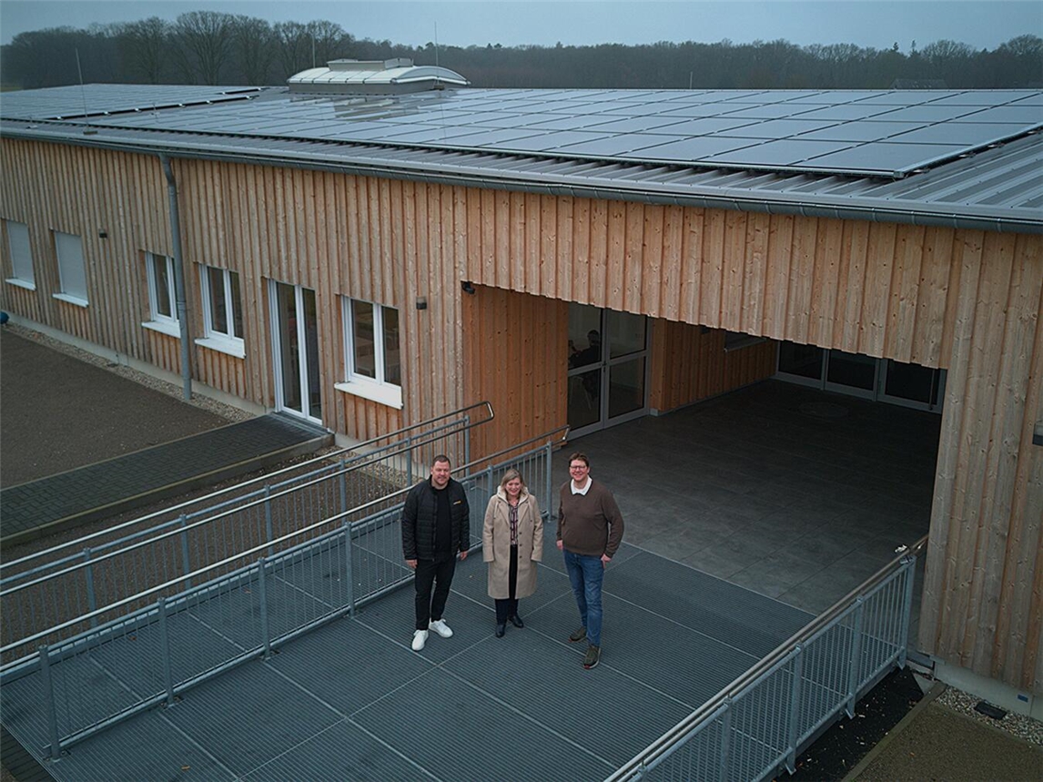 "Gemeinsames Engagement für nachhaltige Zukunft in Sonsbeck: Nils Rudolph, Nadine Bogedain, Andreas Manthey"