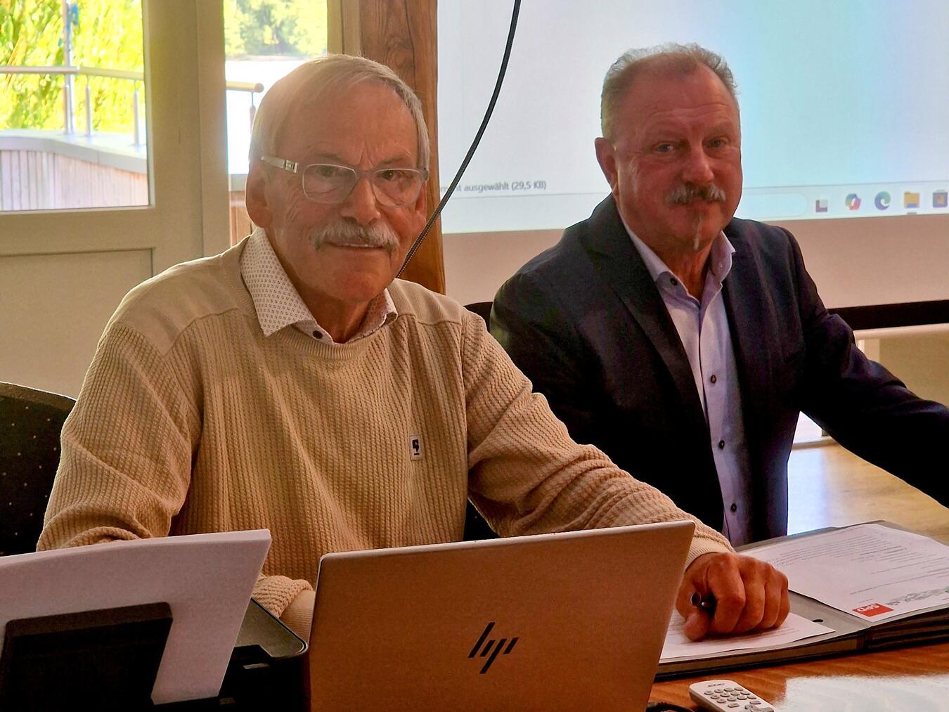 Geschäftsführer Harry Schulz und der Vorsitzende des SPD Ortsvereins Rees, Karl van Uem. Foto: privat