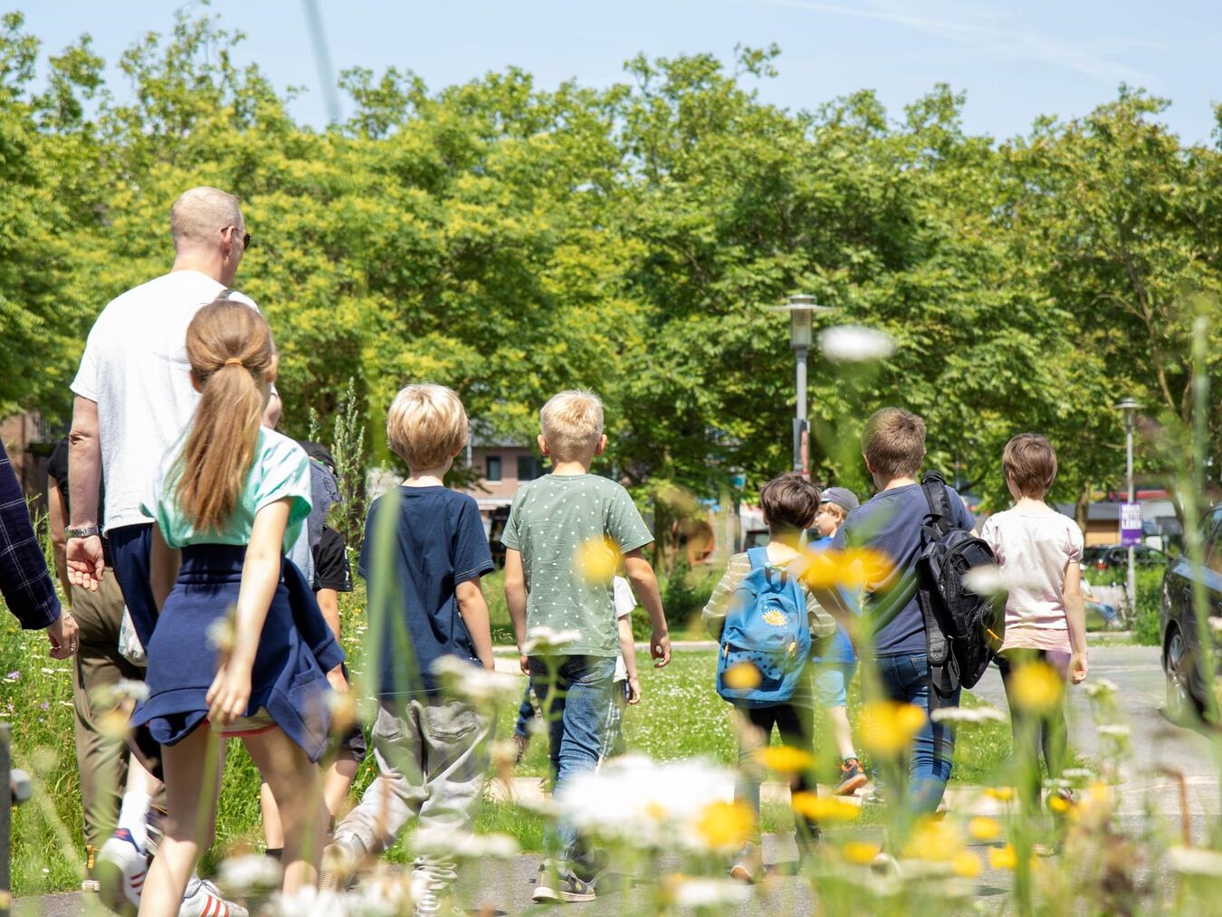 Grüne Stadtführung für Kinder. Foto: Florian Gaisrucker / HSRW