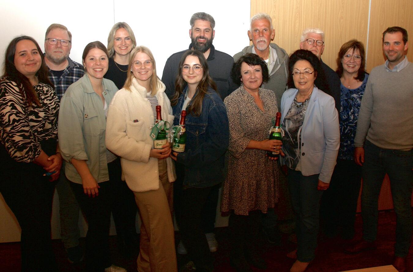 Gruppenbild mit Jubilaren: Für ihre Treue zum Verein wurde einige Mitglieder ausgezeichnet. Foto: privat