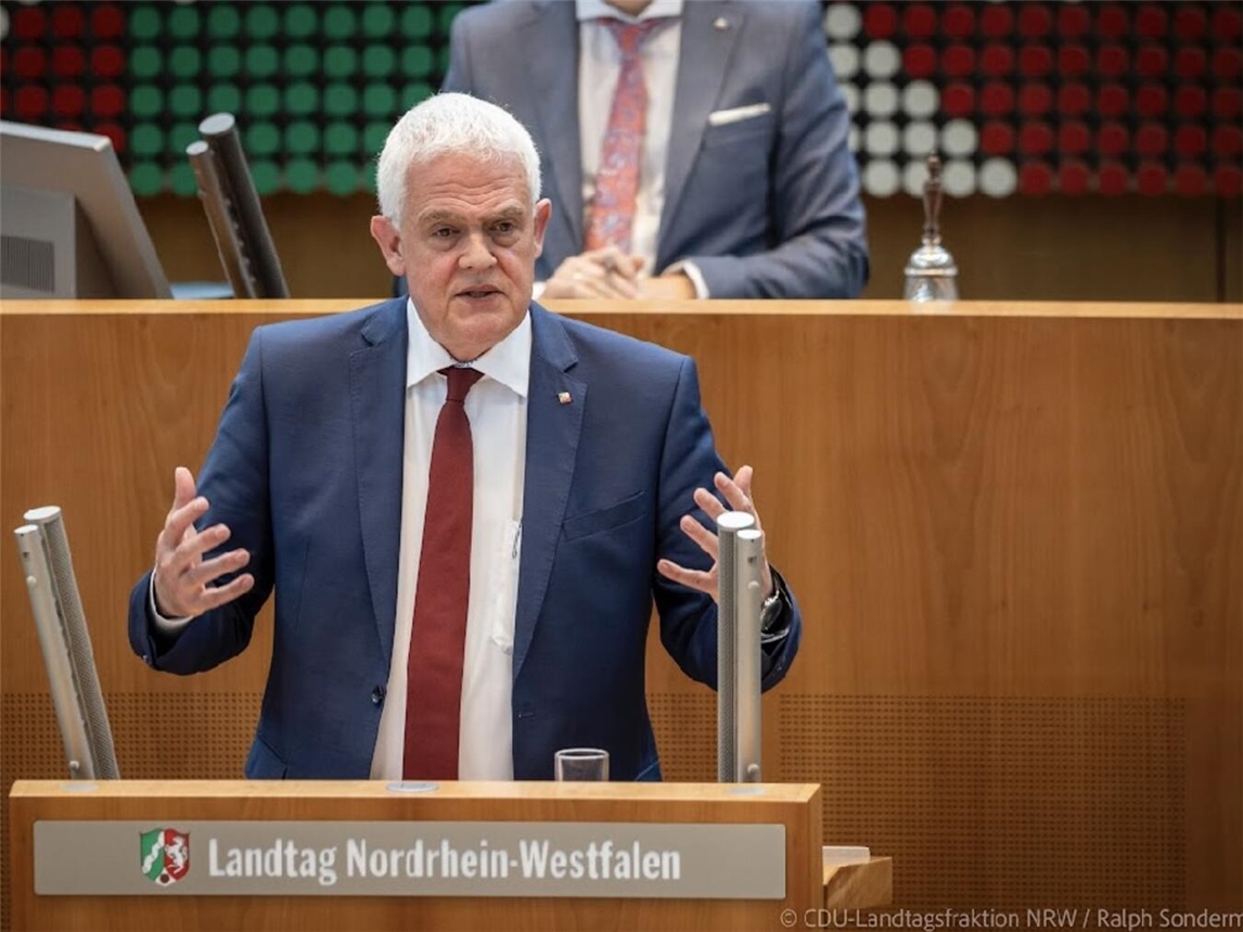 Günther Bergmann vertritt NRW auch weiter beim KGRE des Europarats in Straßburg. Foto: Büro Bergmann