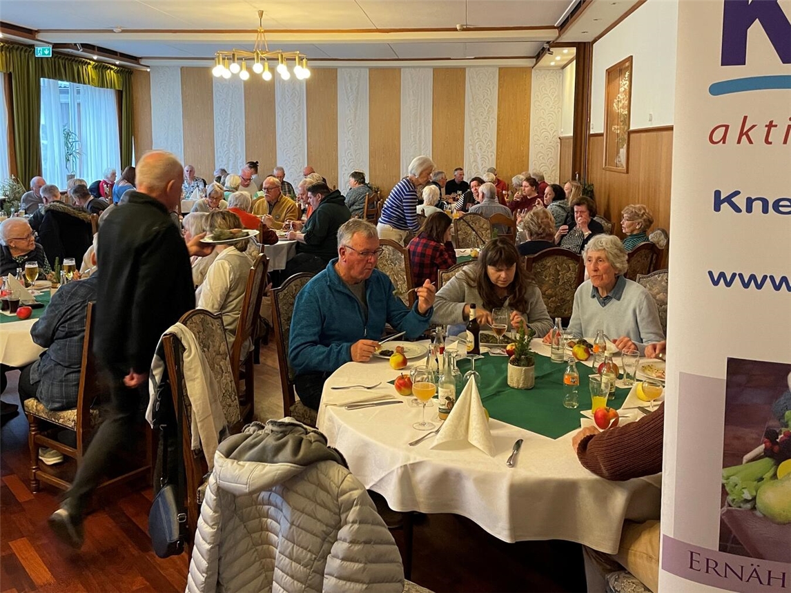 Gut besucht ist jedes Jahr das Grünkohlessen des Eltener Kneippvereins. Foto: privat