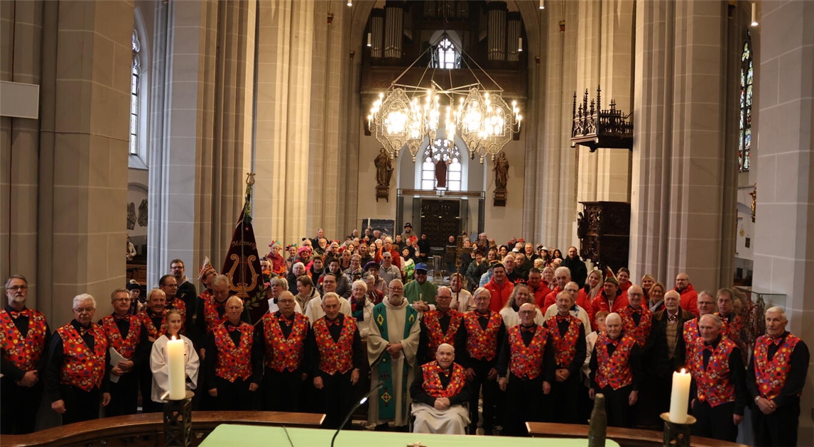 Gut besucht war die Jeckenmesse in der Nieukerker Pfarrkirche.Foto: Kerstin Sillekens 