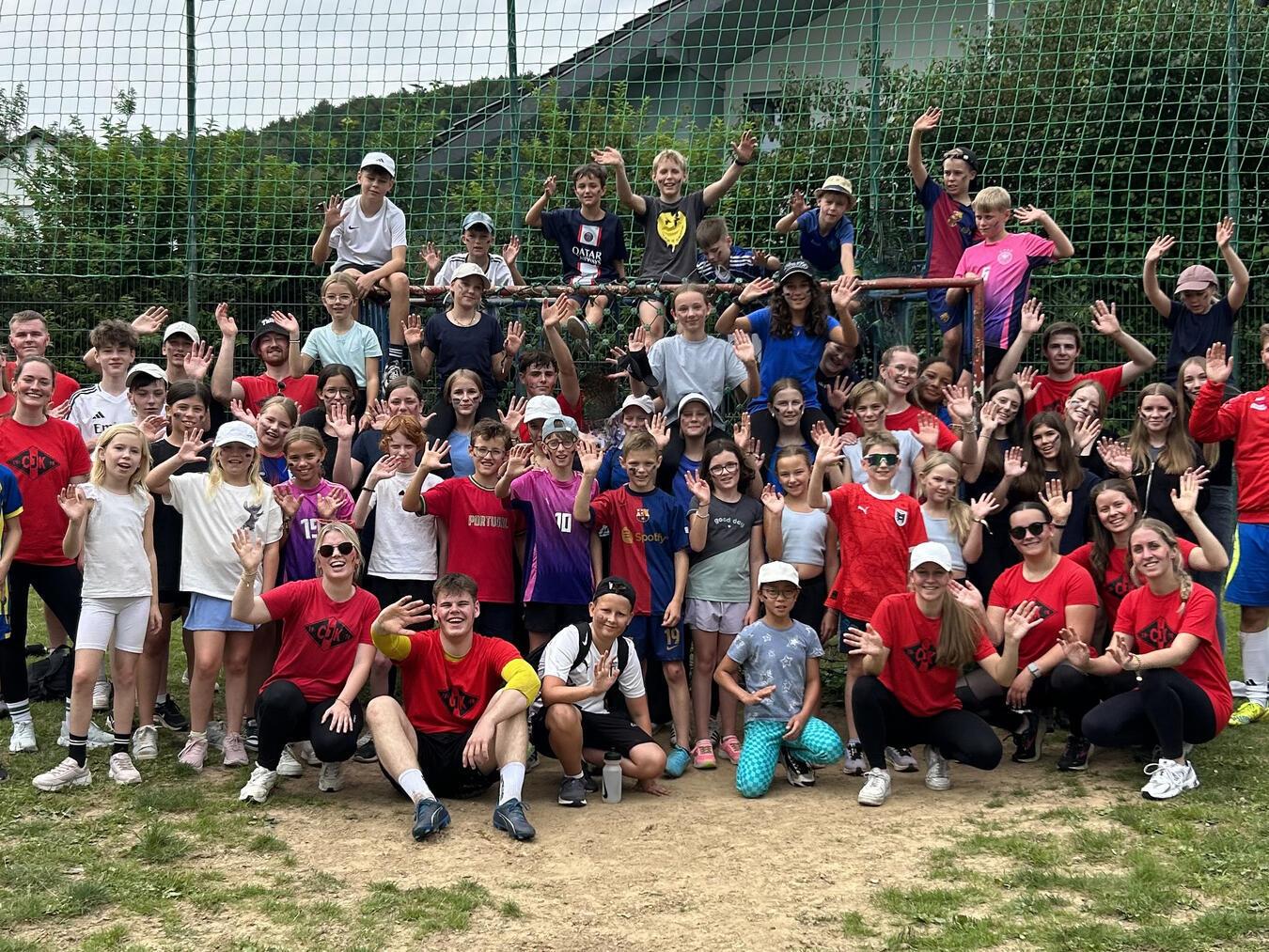 Gute Stimmung im Ferienlager der CJK Kranenburg. Foto: privat