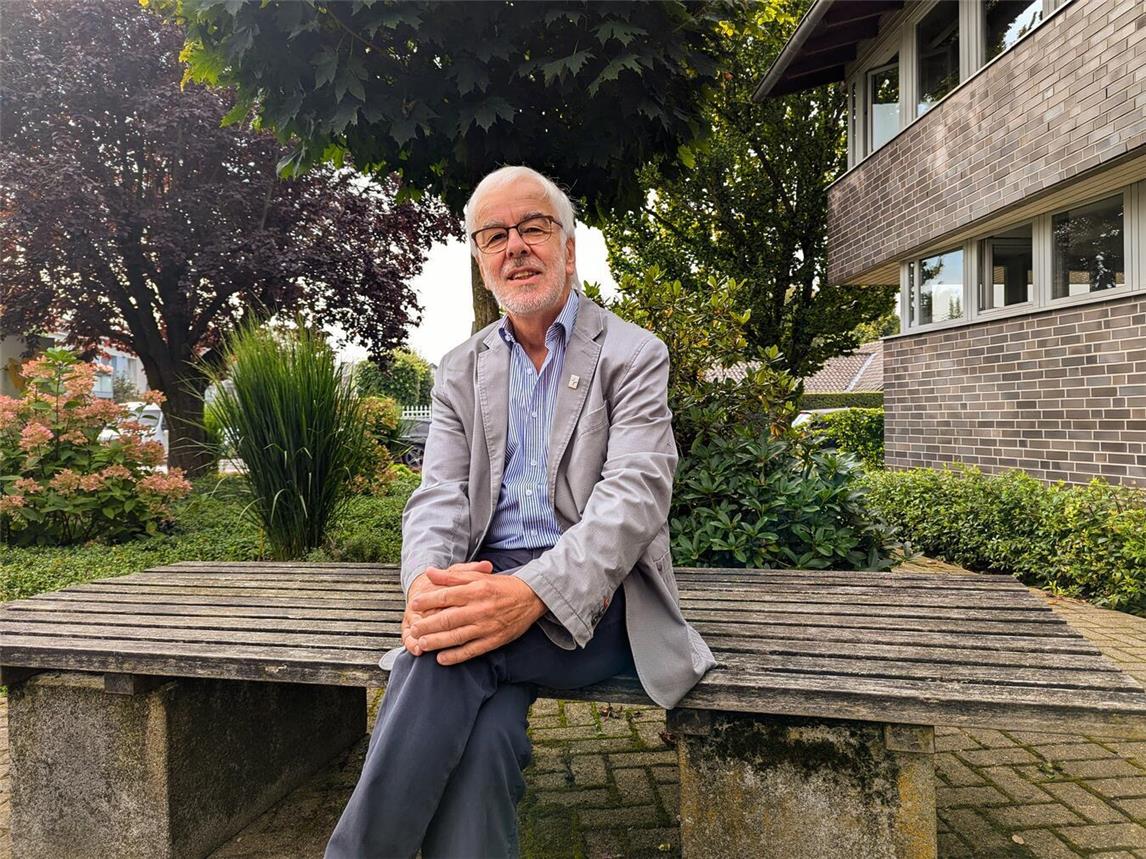 Hans-Joachim Wefers freut sich auf seinen Ruhestand. NN-Foto: JK