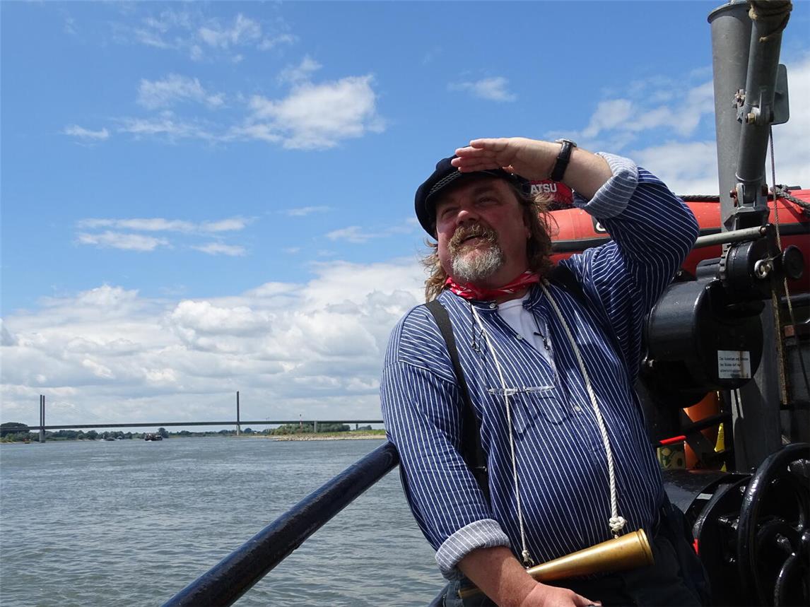 Heinz Wellmann in der Rolle von „Hein vom Rhein“. Foto: privat