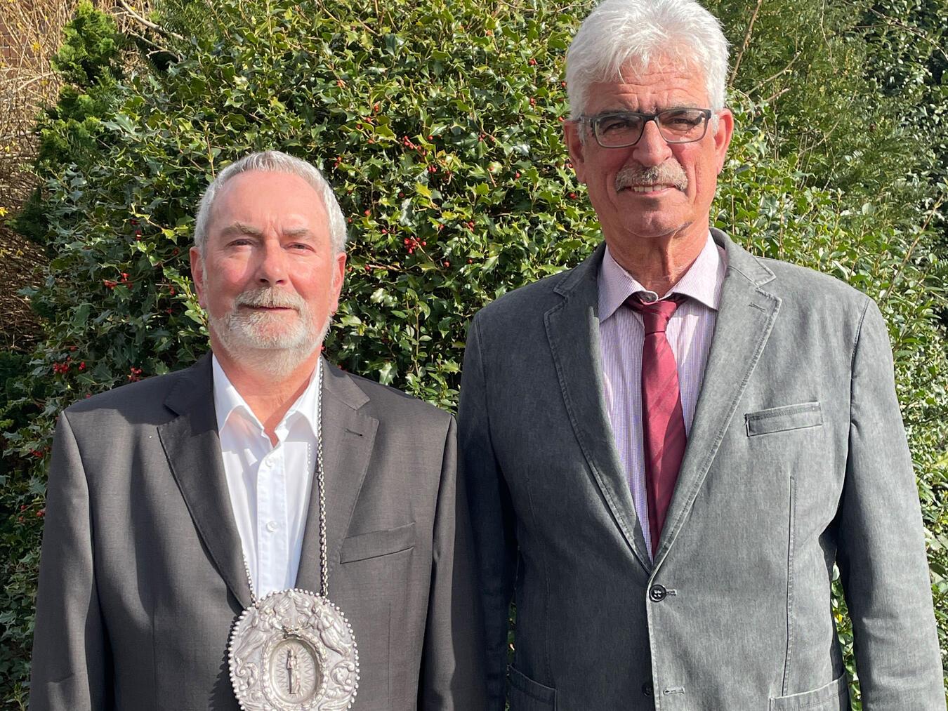 Helmut Schaffeld (r.) mit Manfred Daleske. Foto: privat