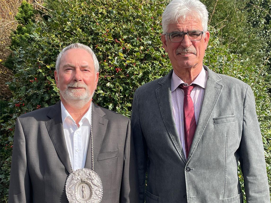 Helmut Schaffeld (r.) mit Manfred Daleske. Foto: privat