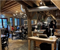 Heute befindet sich ein gemütliches Restaurant in der Wassermühle. 