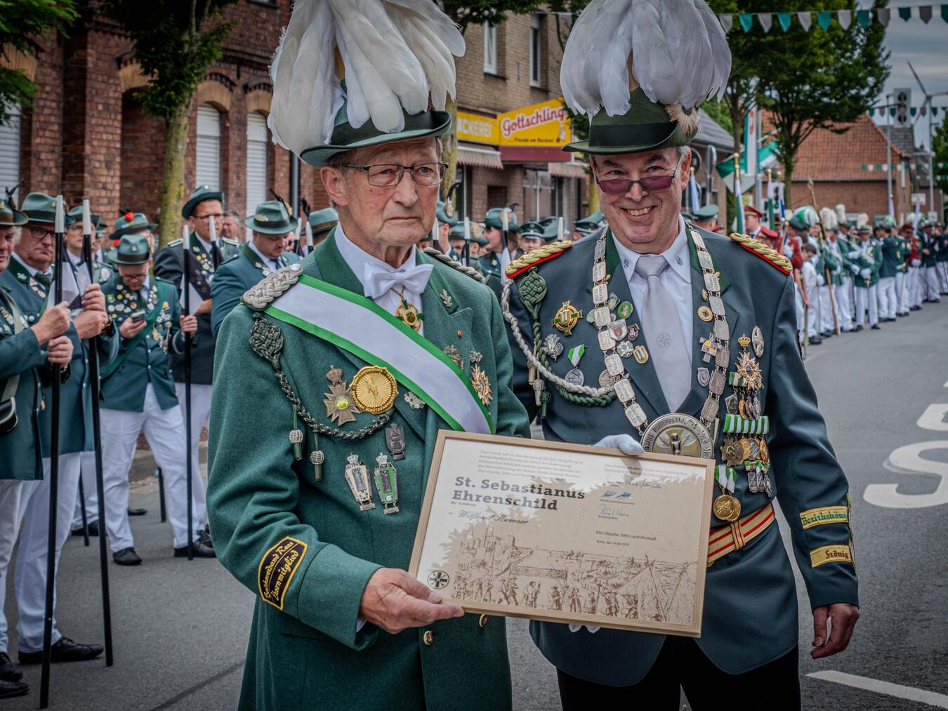Hohe Auszeichnungen für verdiente Mitglieder wurden verliehen. Foto: privat