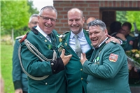 Hubert Franken;  Neuer König Sören Fork; Jochen Straver;