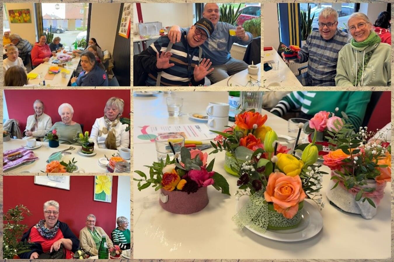 Im Bib fand ein fröhlicher Bastelnachmittag statt. Foto: privat