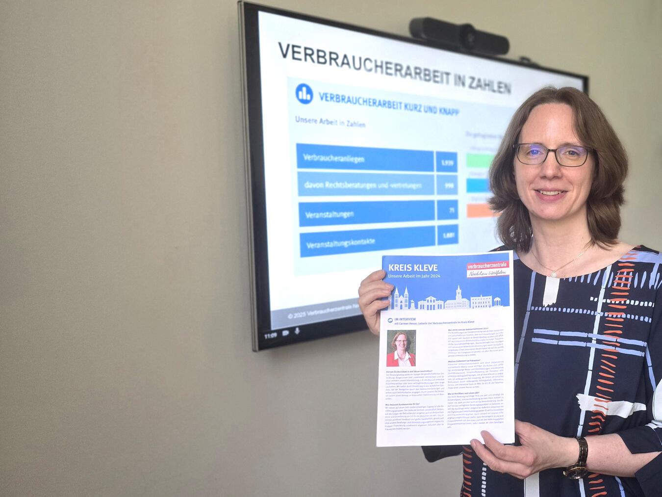 Im Dienst der Verbraucher: Carmen Hesse. NN-Foto: HF