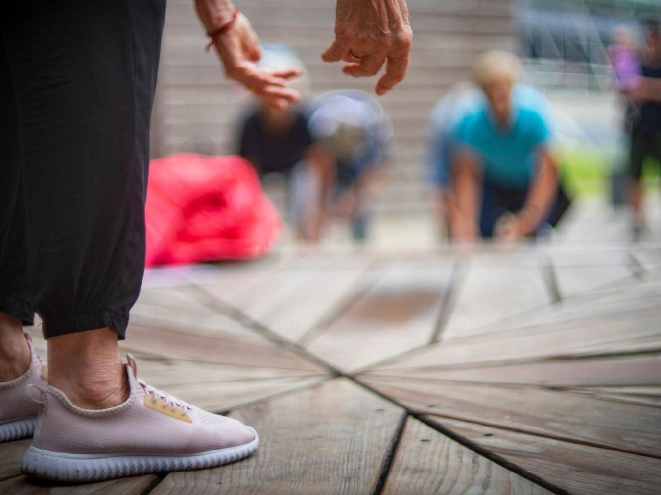 Im Inneren des Gradierwerks können alle Teilnehmenden die gesunde Luft genießen. Foto: © Wallfahrtsstadt Kevelaer 