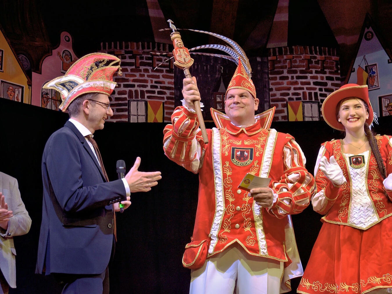 Im November wurden sie proklamiert – jetzt starten Georg der Erfinderische, Prinzessin Janine I. und Tobi der Träumende in die heiße Phase der diesjährigen Karnevalssession. NN-Fotos: Rüdiger Dehnen