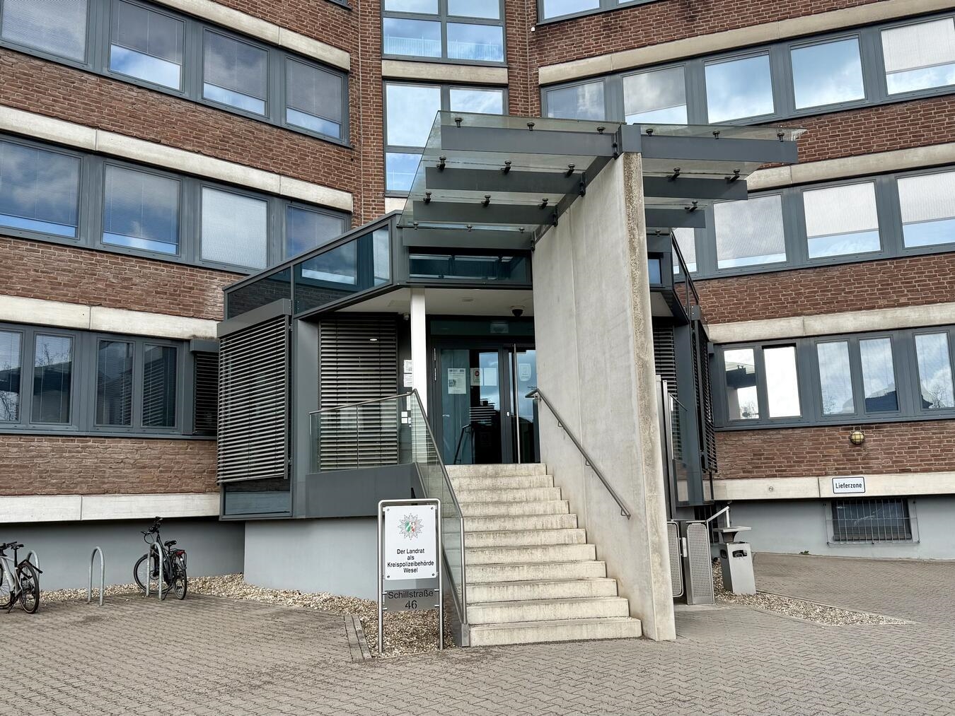 Im Polizeidienstgebäude der Kreispolizeibehörde Wesel an der Schillstraße wurde in diesem Jahr die Kriminalitätsstatistik vorgestellt. NN-Foto: SP